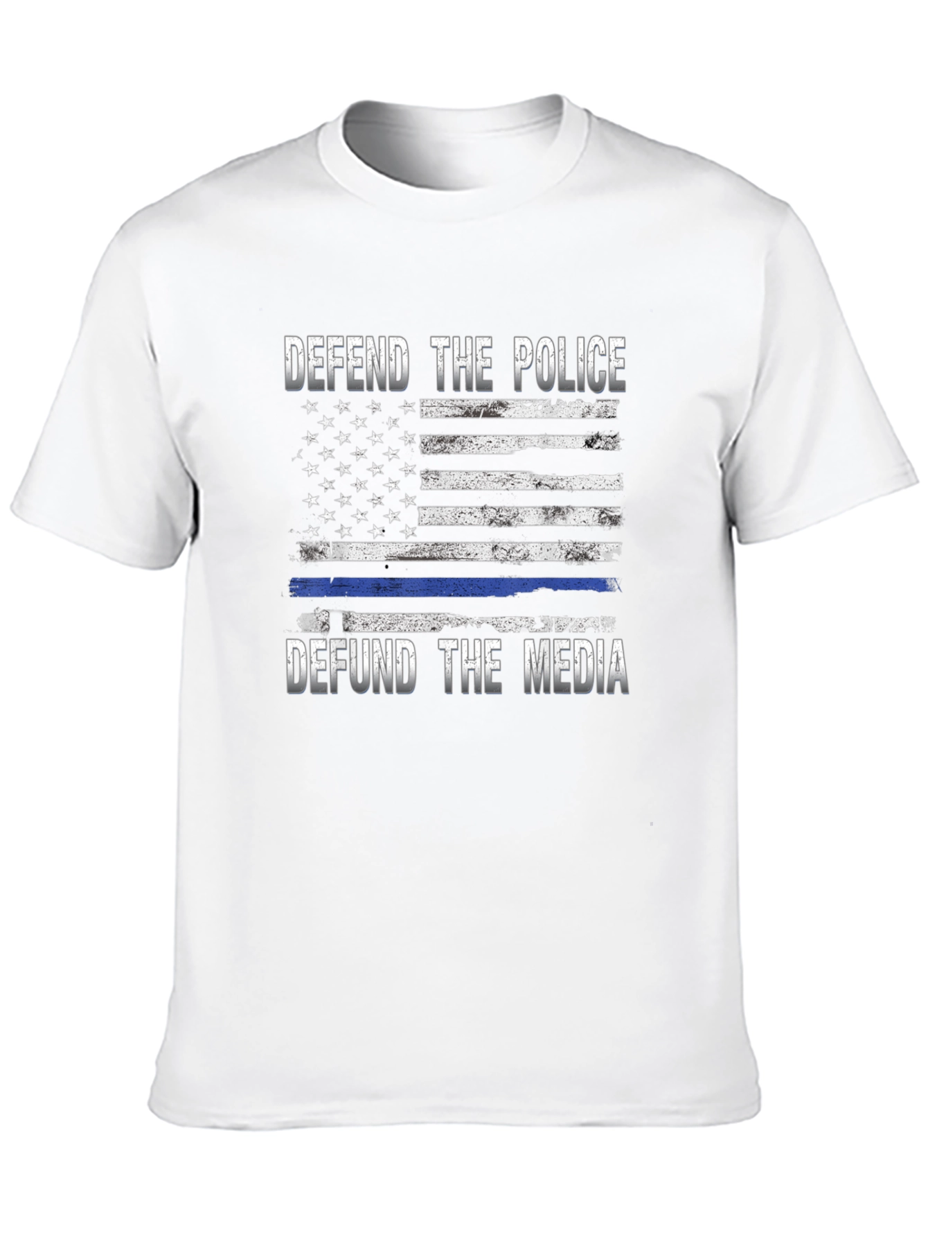 Defend Police Defund Media T-Shirt