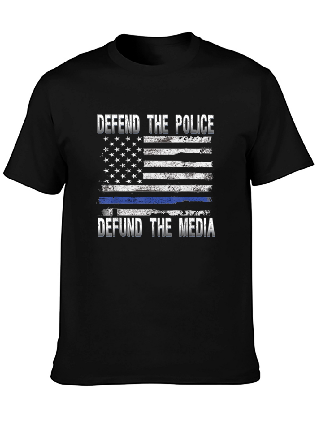 Defend Police Defund Media T-Shirt