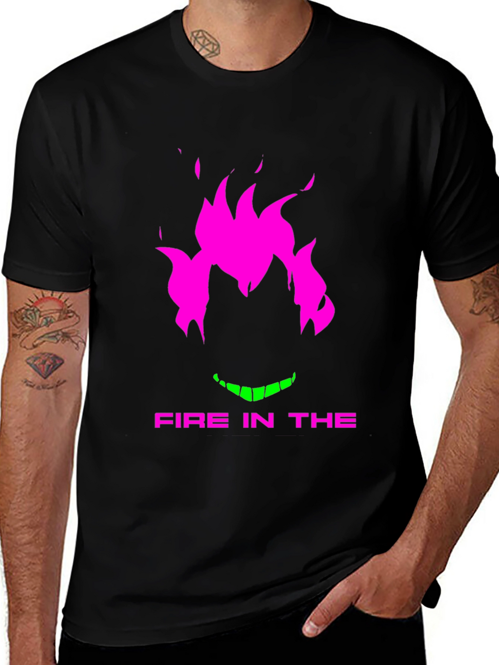 Fire in the... Black T-Shirt