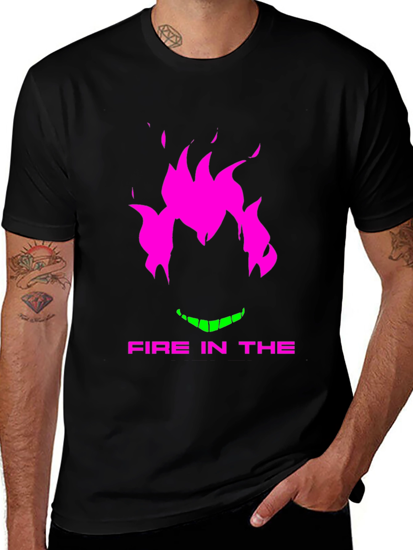 Fire in the... Black T-Shirt