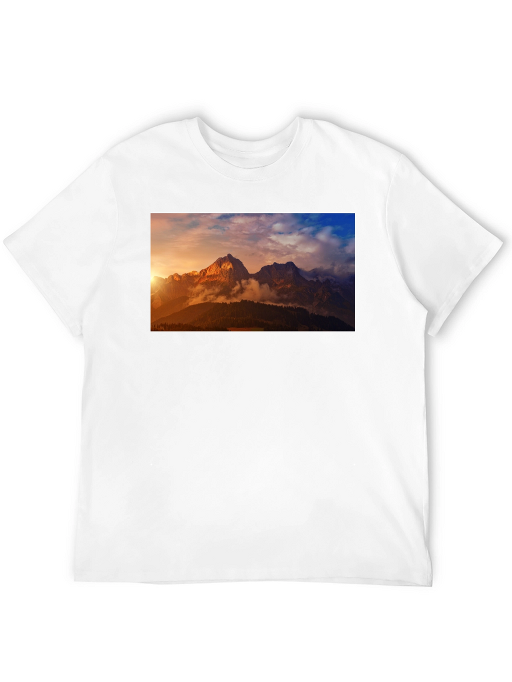 Mountain Vista Graphic Tee - Black