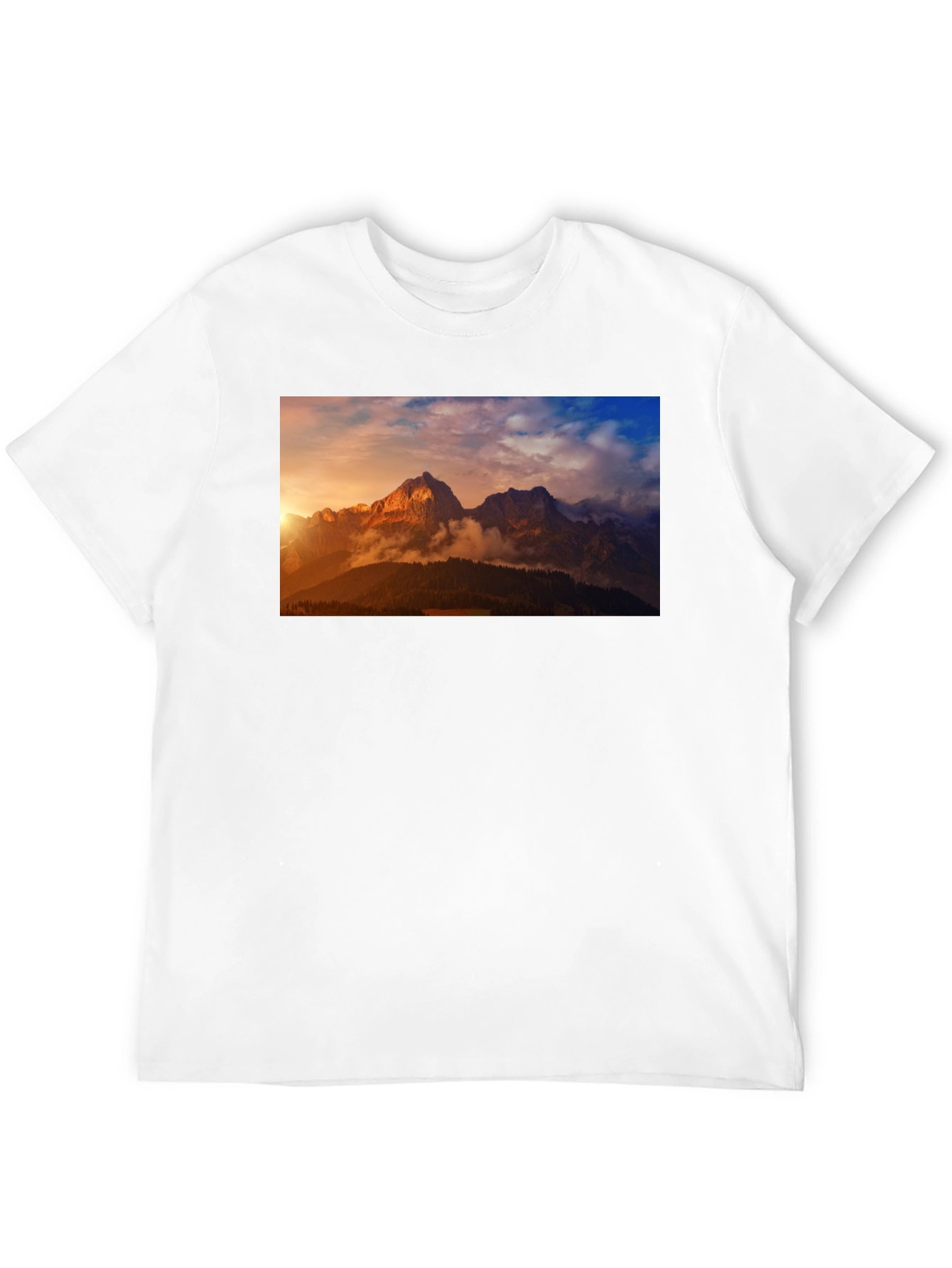 Mountain Vista Graphic Tee - Black