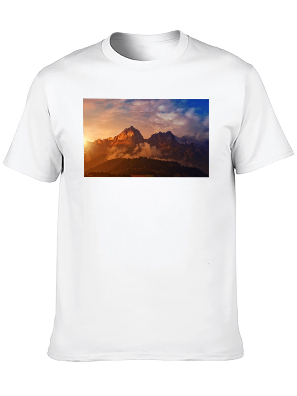 Mountain Vista Graphic Tee - Black