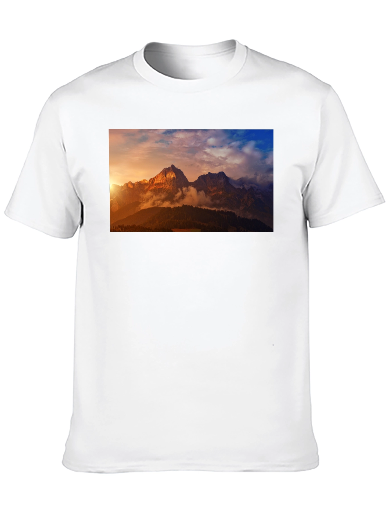 Mountain Vista Graphic Tee - Black