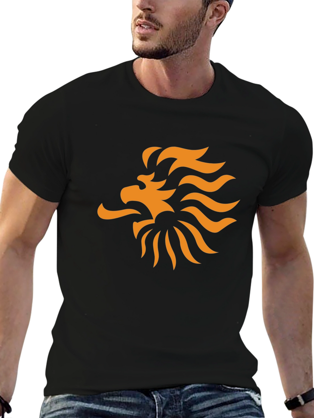 Bold Eagle Graphic Black T-Shirt