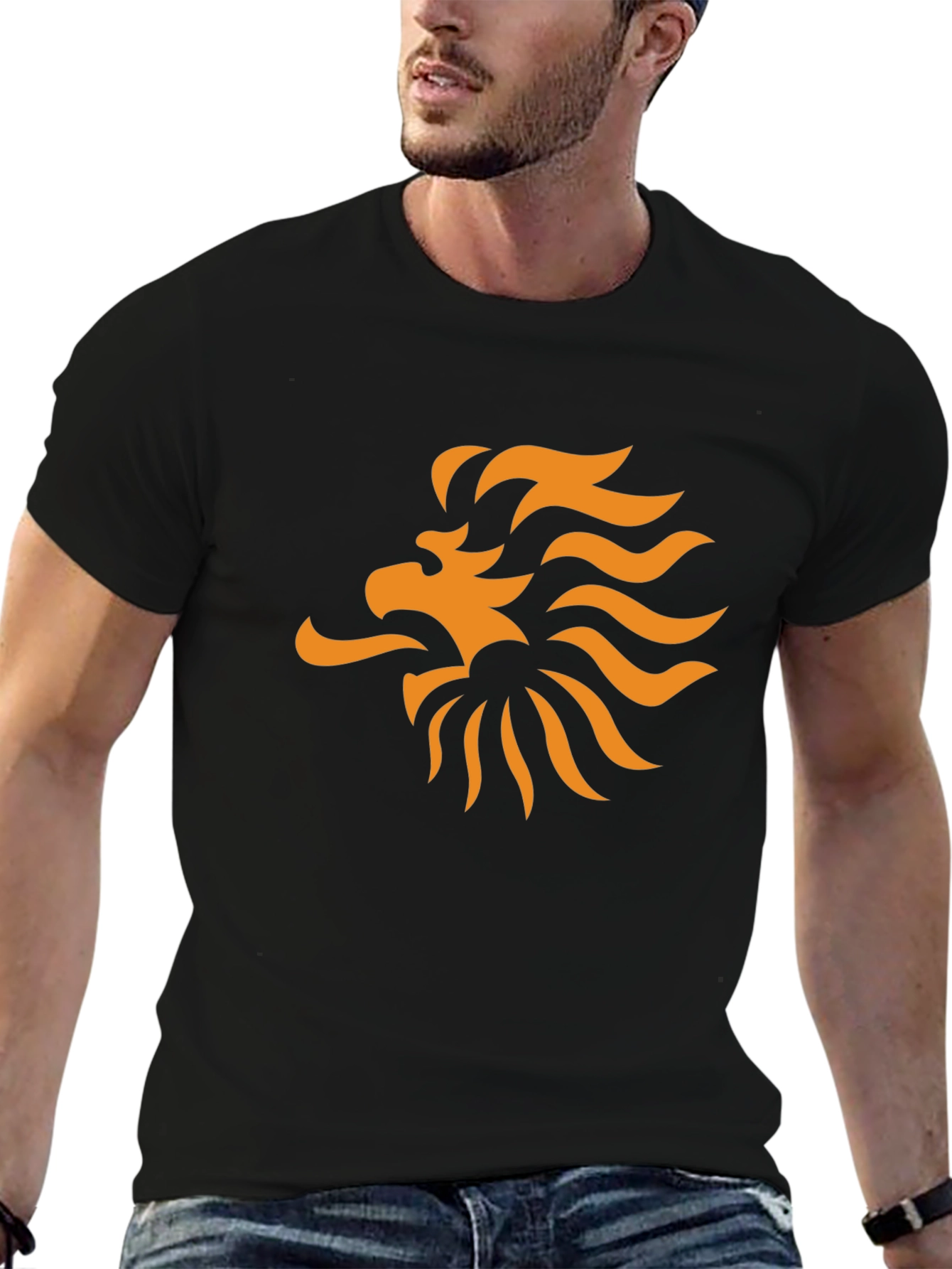 Bold Eagle Graphic Black T-Shirt