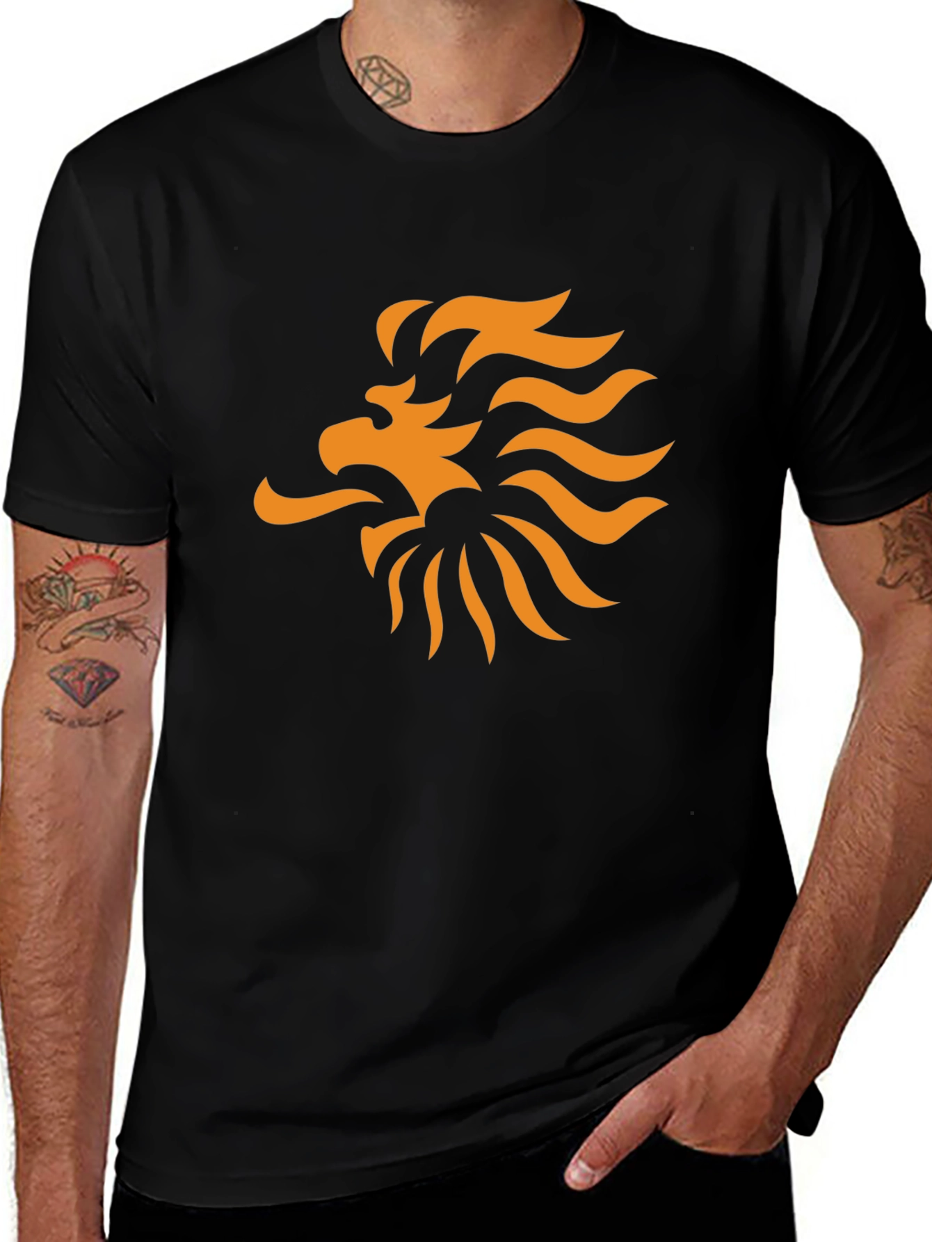 Bold Eagle Graphic Black T-Shirt