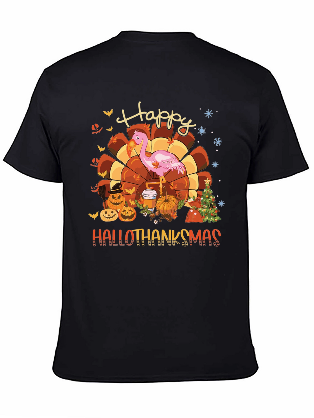 Hallothanksmas Flamingo Tee