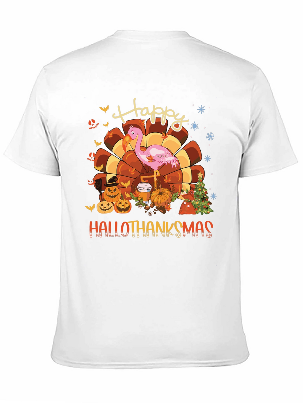 Hallothanksmas Flamingo Tee