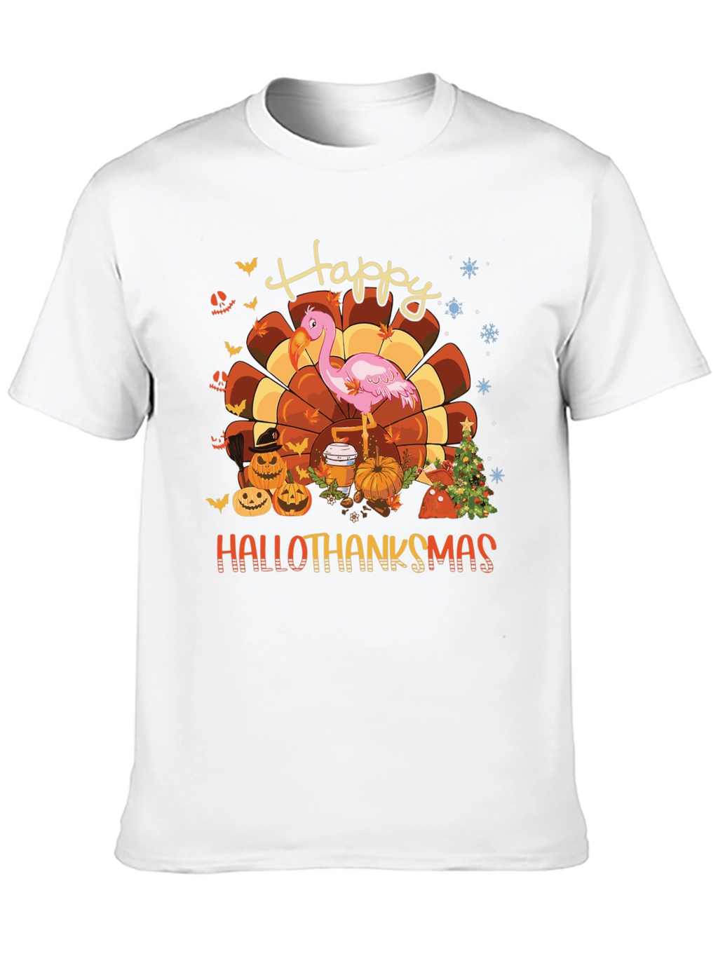 Hallothanksmas Flamingo Tee
