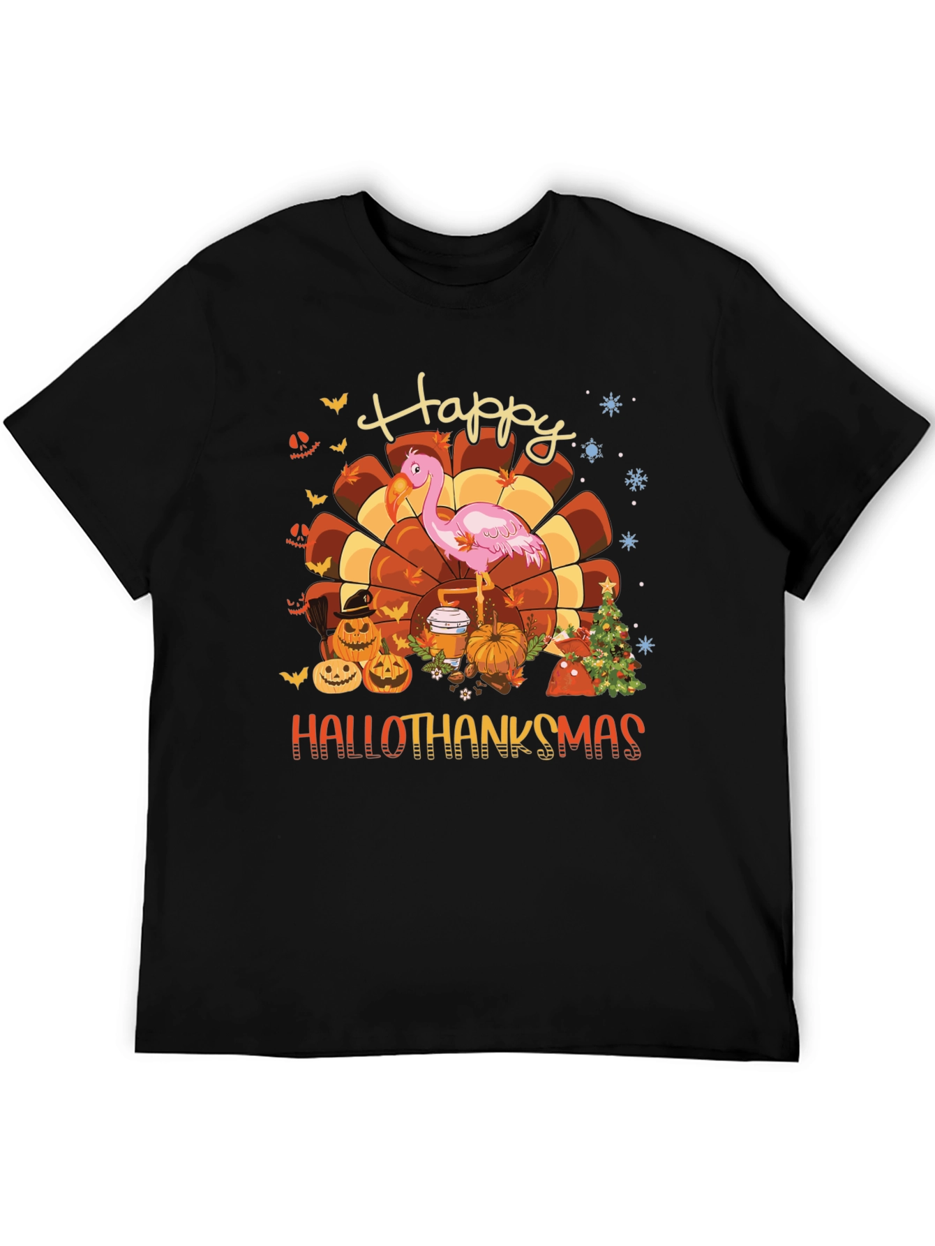 Hallothanksmas Flamingo Tee