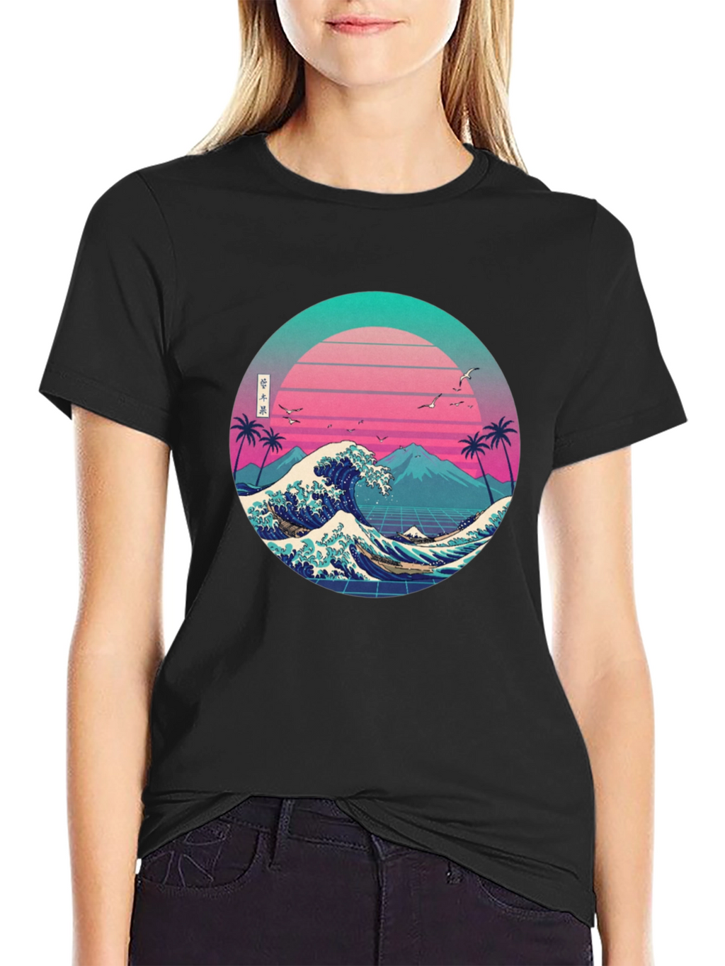 Retro Wave T-Shirt - Vaporwave Japanese Aesthetic