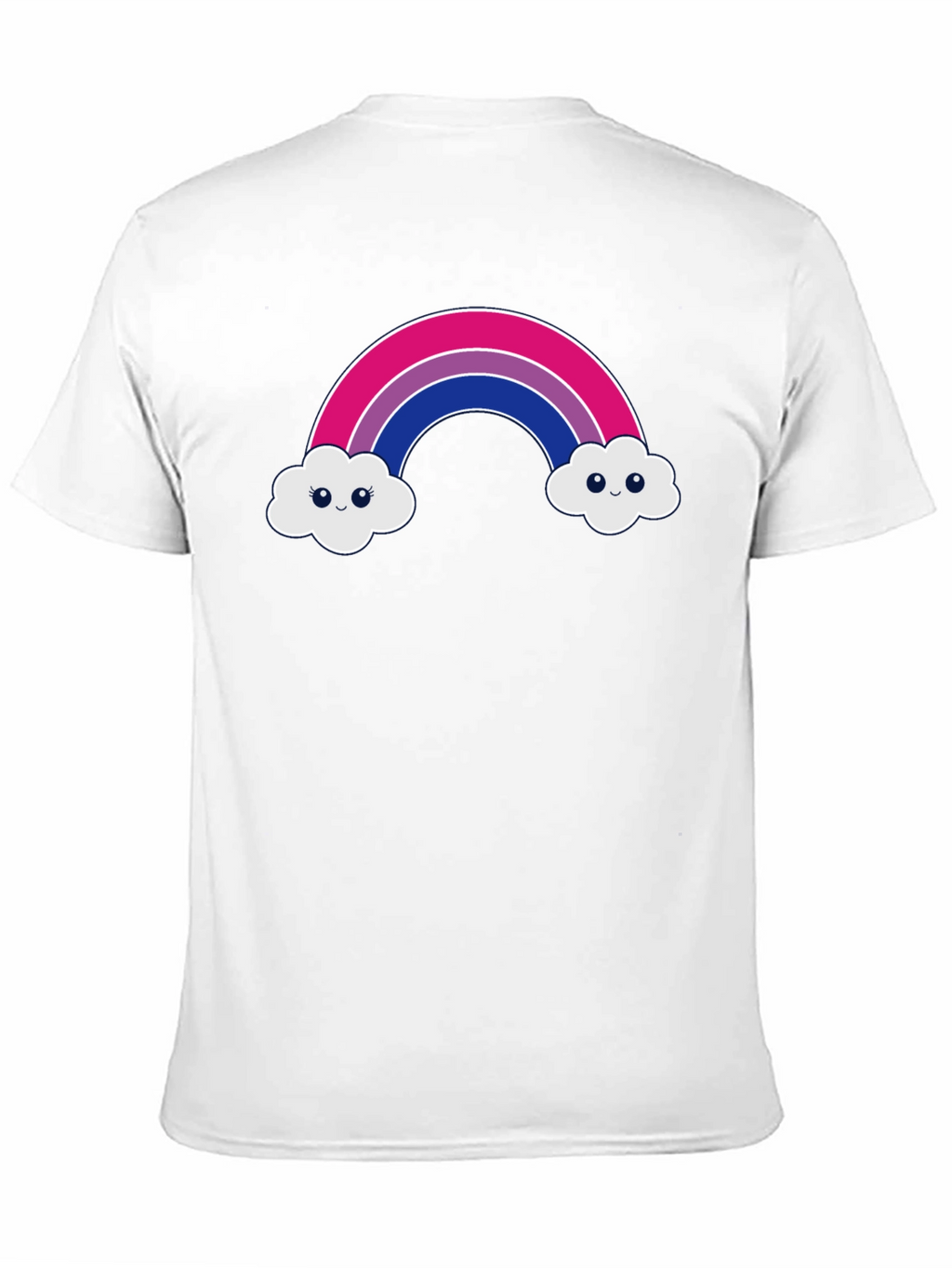 Bisexual Pride Rainbow Cloud T-Shirt