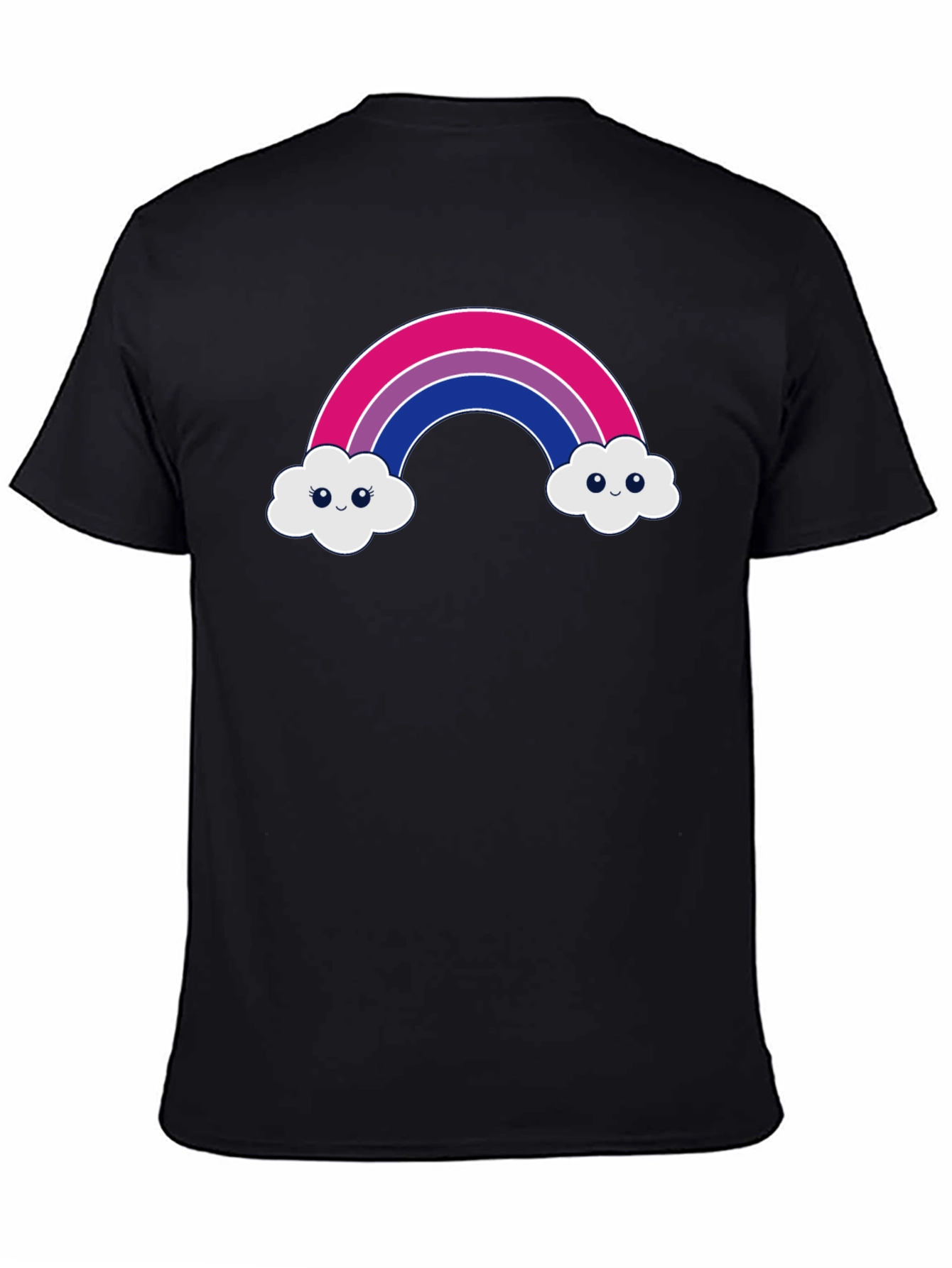 Bisexual Pride Rainbow Cloud T-Shirt