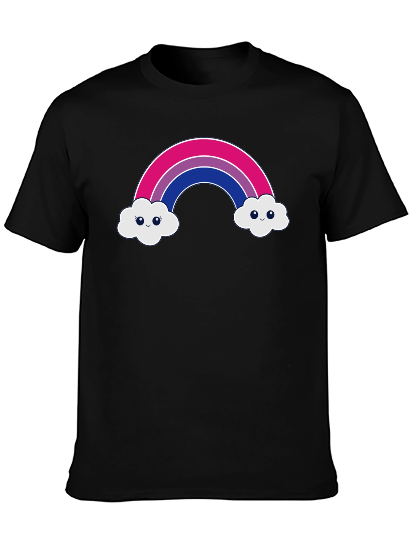 Bisexual Pride Rainbow Cloud T-Shirt