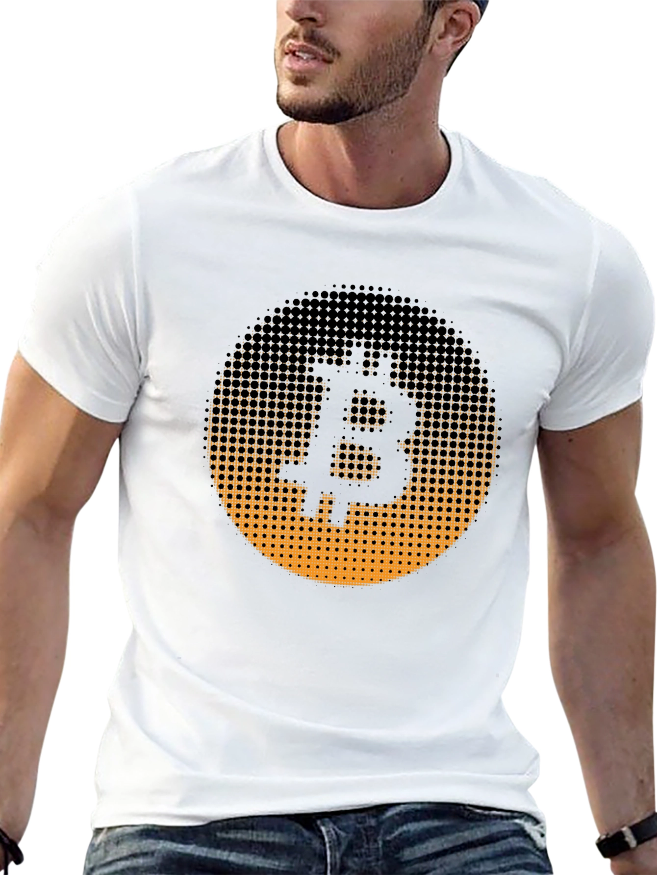 Bitcoin Symbol Graphic T-Shirt - Crypto Currency Tee