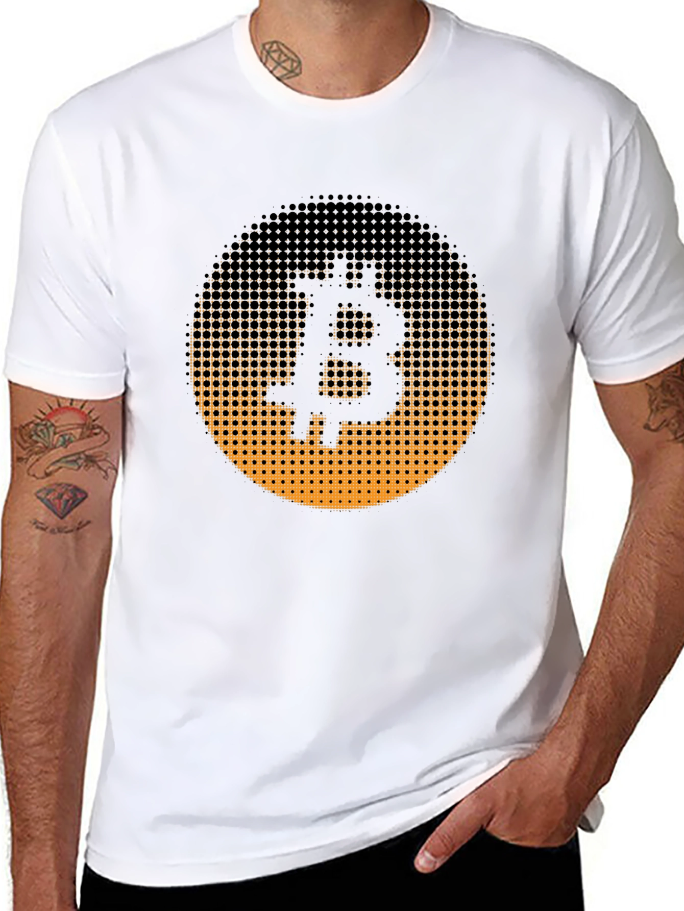 Bitcoin Symbol Graphic T-Shirt - Crypto Currency Tee