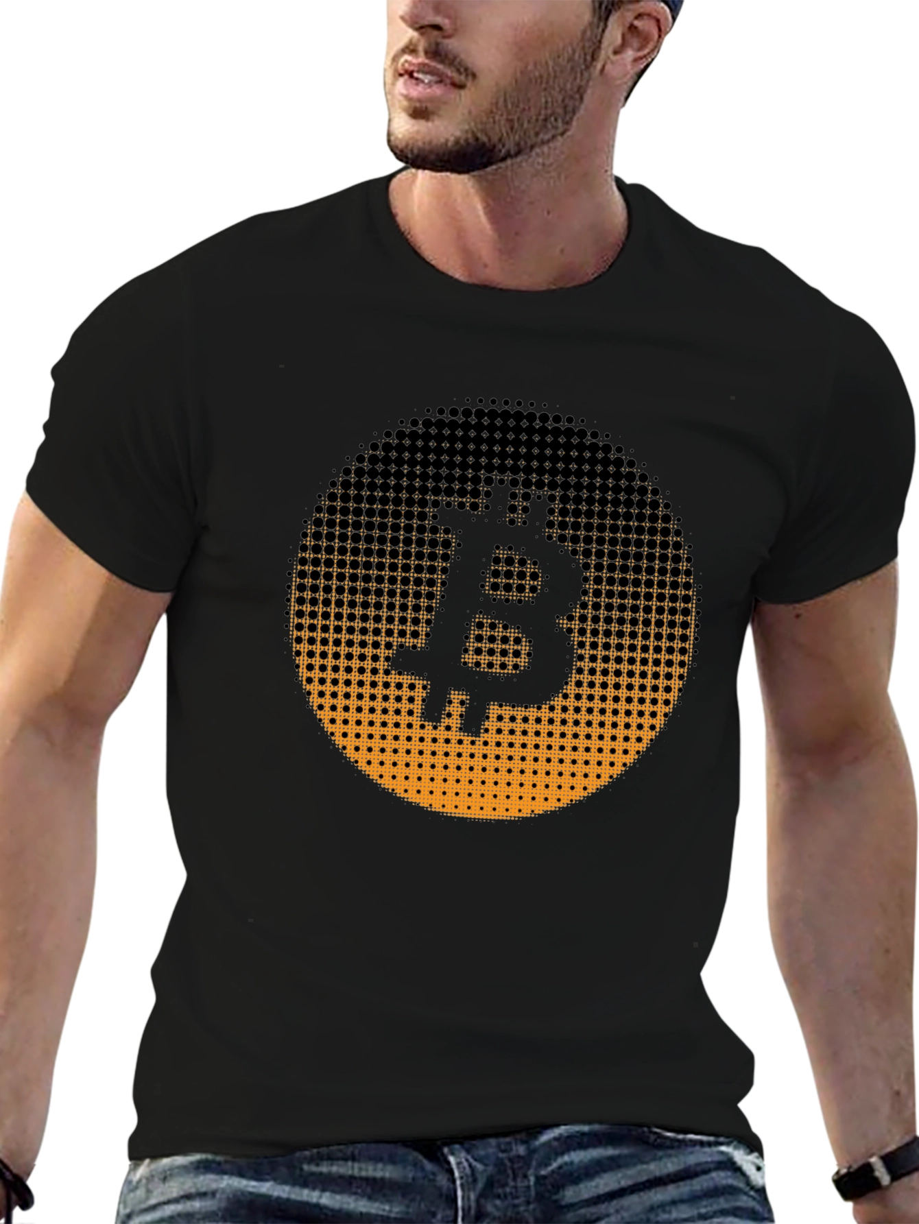 Bitcoin Symbol Graphic T-Shirt - Crypto Currency Tee