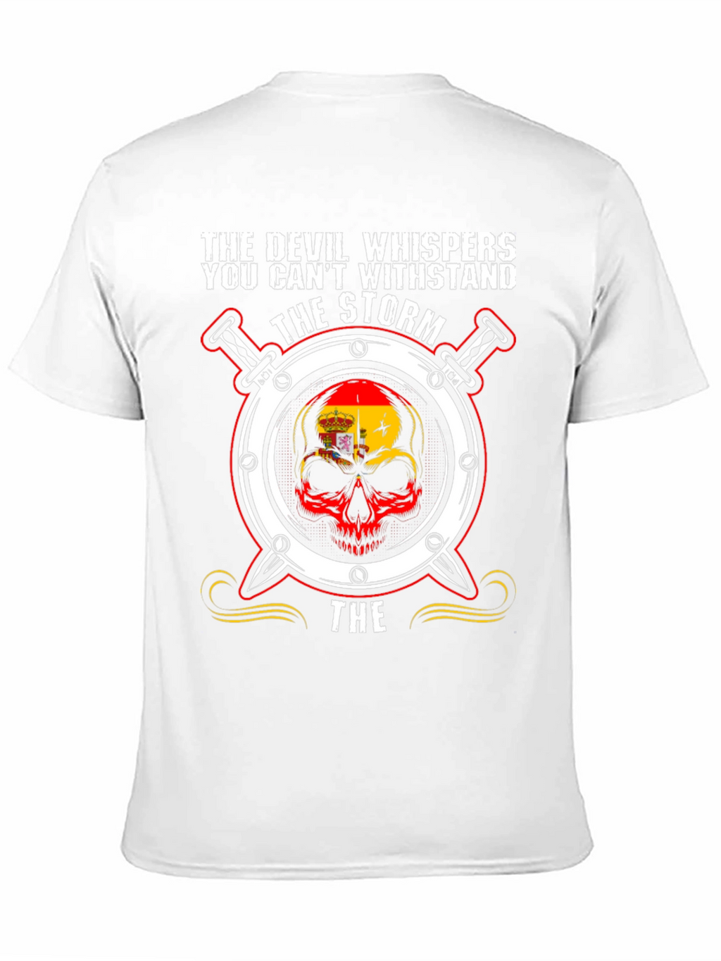 Devil Whispers Storm Graphic Tee