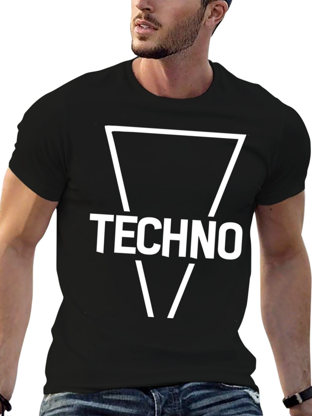 Techno Graphic T-Shirt - Bold Style