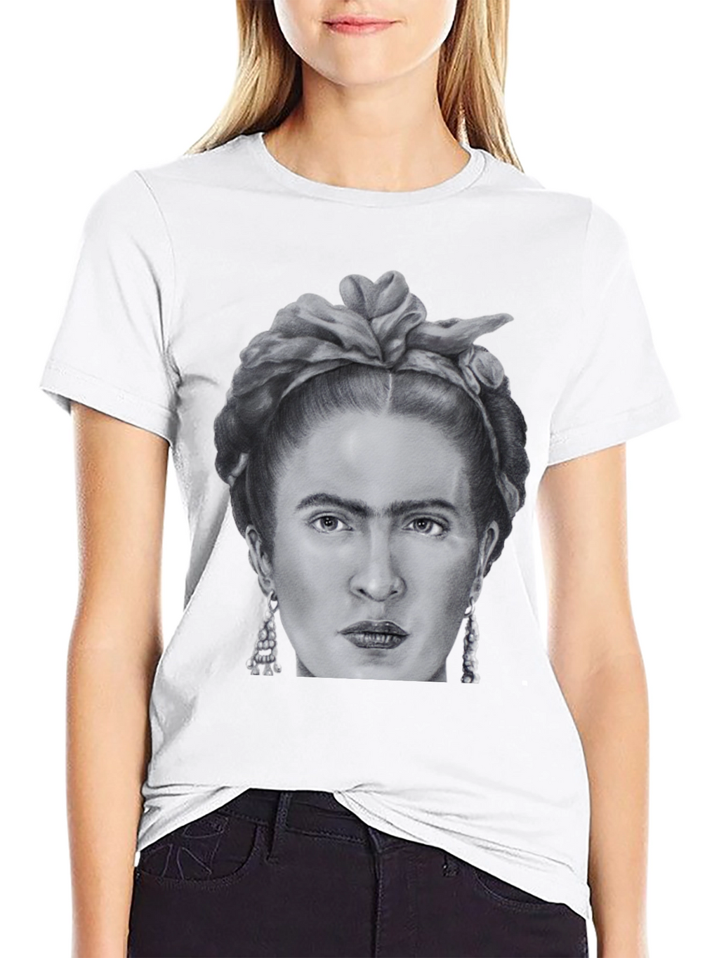 Frida Kahlo Graphic Tee - Black Unisex T-Shirt