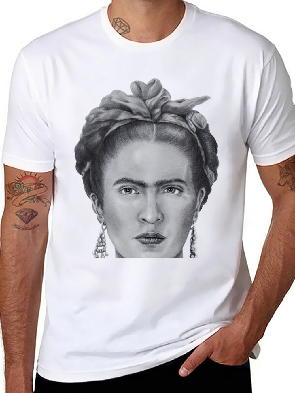Frida Kahlo Graphic Tee - Black Unisex T-Shirt