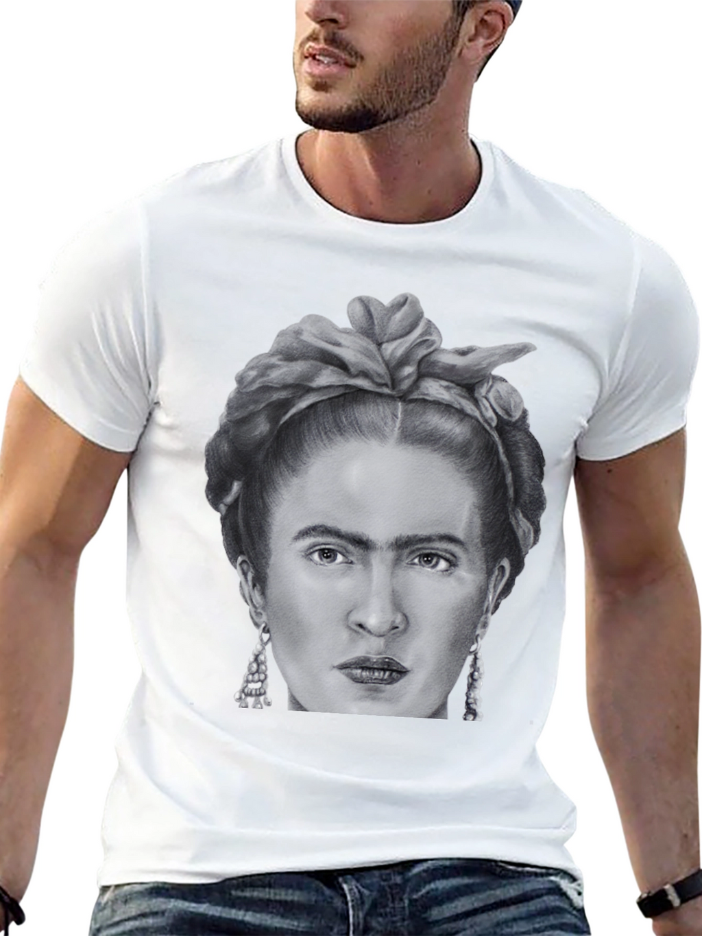 Frida Kahlo Graphic Tee - Black Unisex T-Shirt