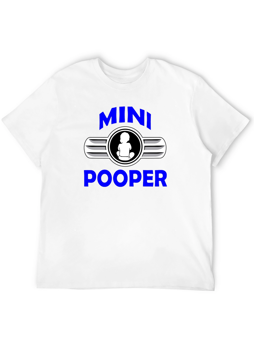 Mini Pooper Graphic T-Shirt Funny Baby Humor Tee
