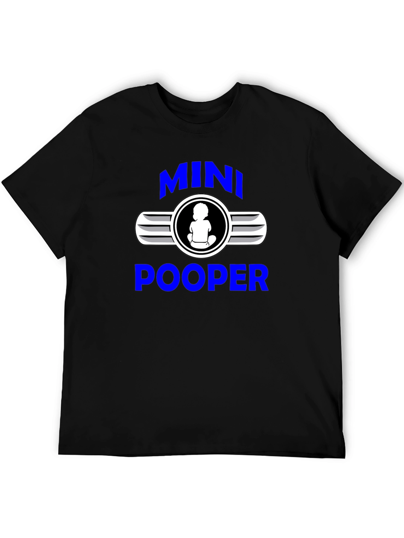 Mini Pooper Graphic T-Shirt Funny Baby Humor Tee