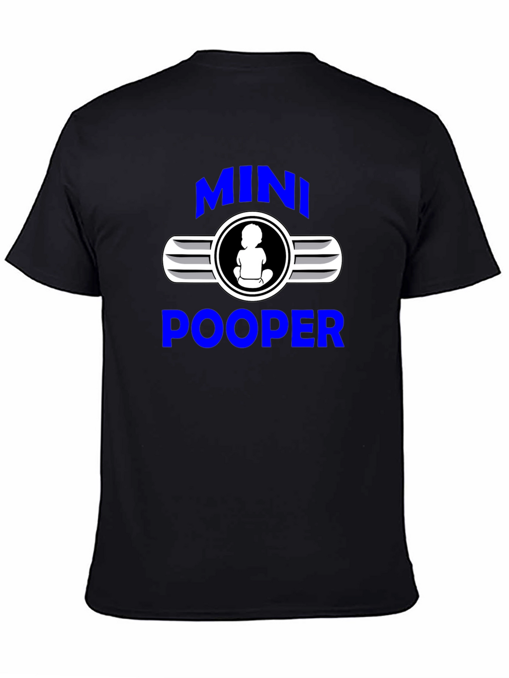 Mini Pooper Graphic T-Shirt Funny Baby Humor Tee