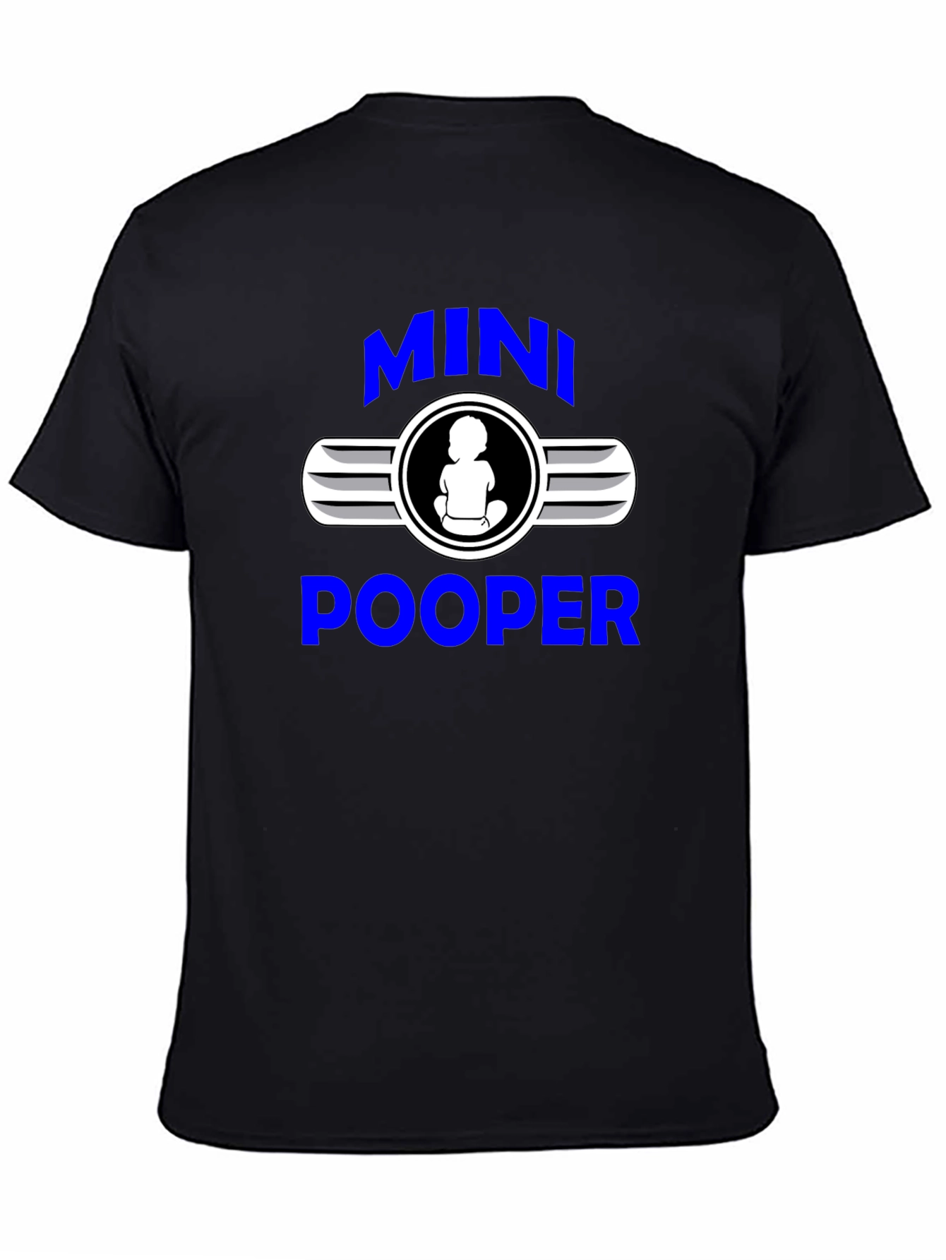 Mini Pooper Graphic T-Shirt Funny Baby Humor Tee