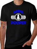 Mini Pooper Graphic T-Shirt Funny Baby Humor Tee