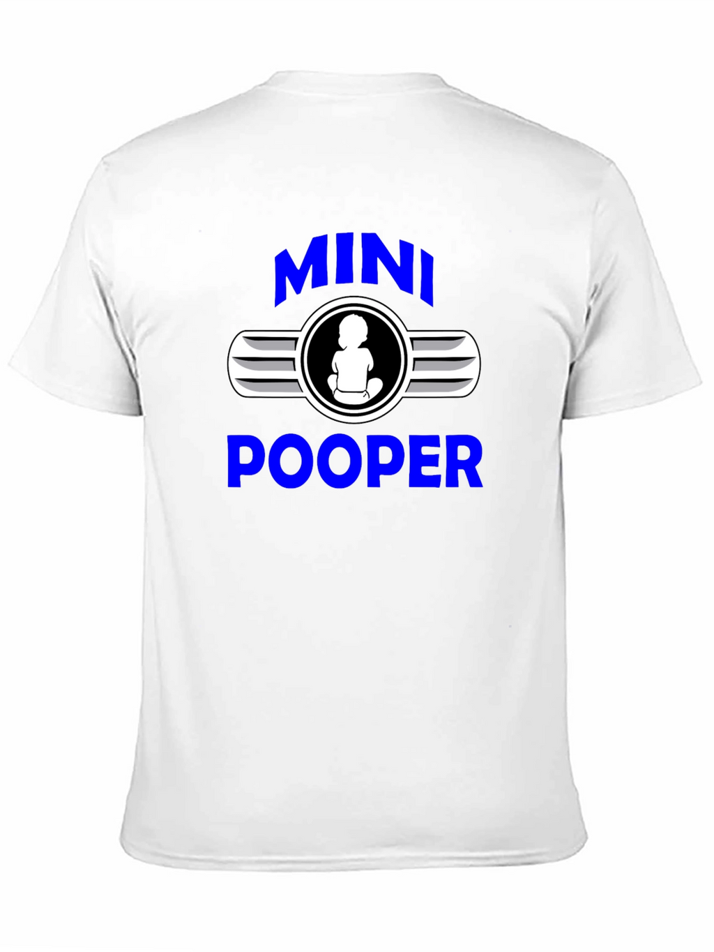 Mini Pooper Graphic T-Shirt Funny Baby Humor Tee