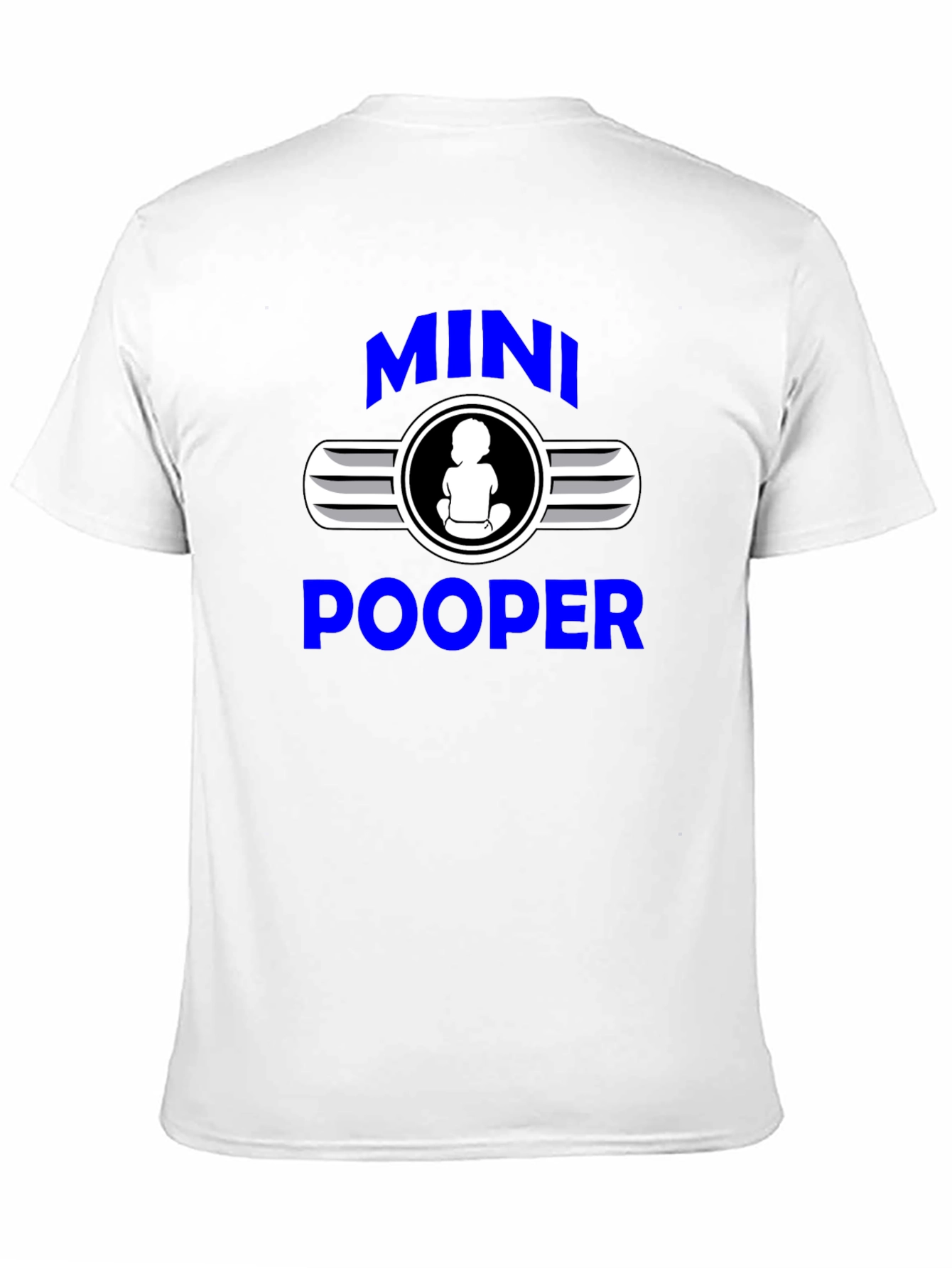 Mini Pooper Graphic T-Shirt Funny Baby Humor Tee