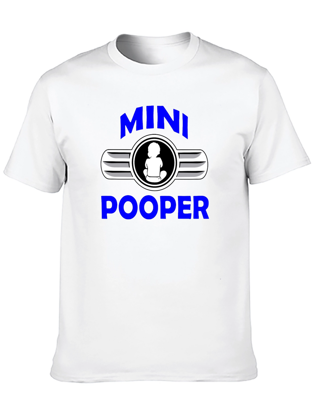Mini Pooper Graphic T-Shirt Funny Baby Humor Tee