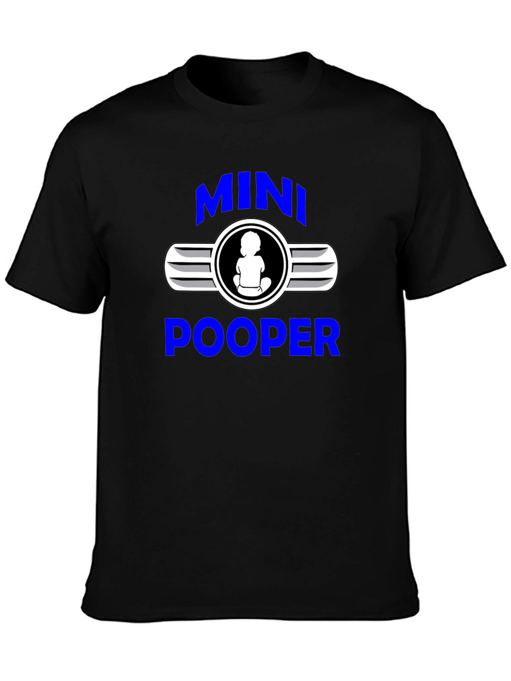 Mini Pooper Graphic T-Shirt Funny Baby Humor Tee