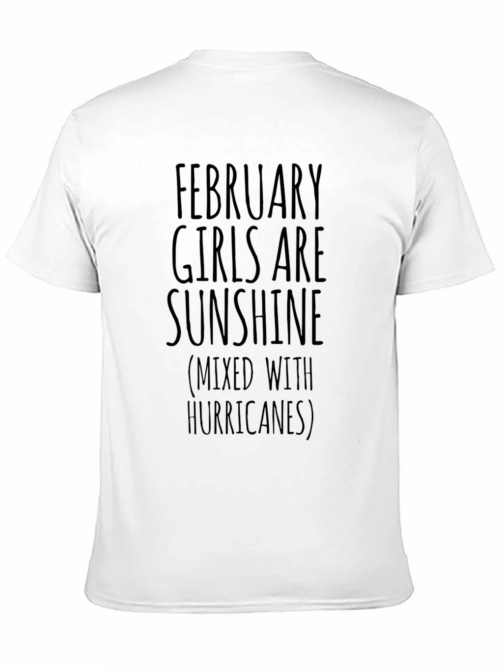 February Girl Sunshine Black T-Shirt
