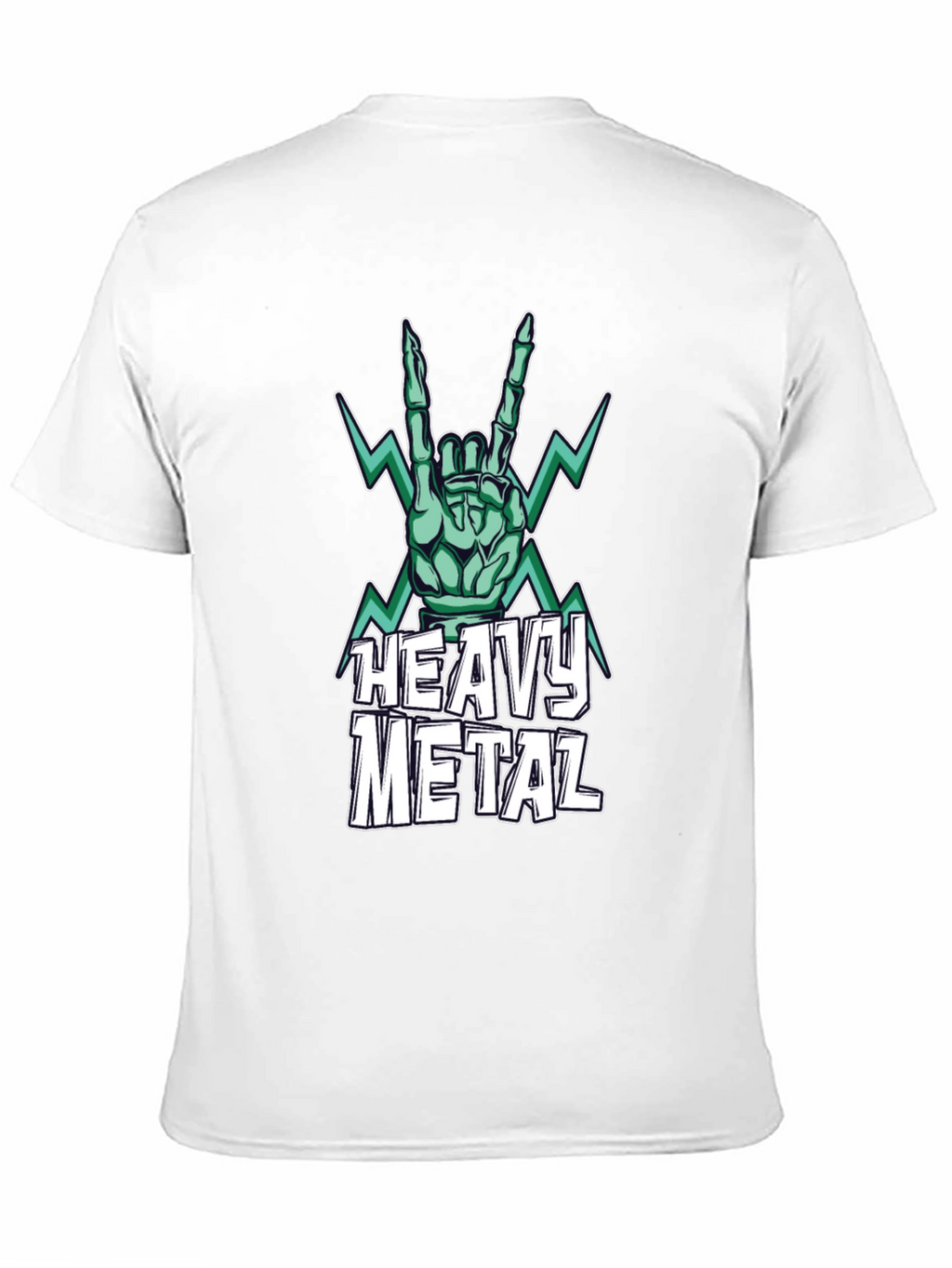 Heavy Metal Graphic Print T-Shirt