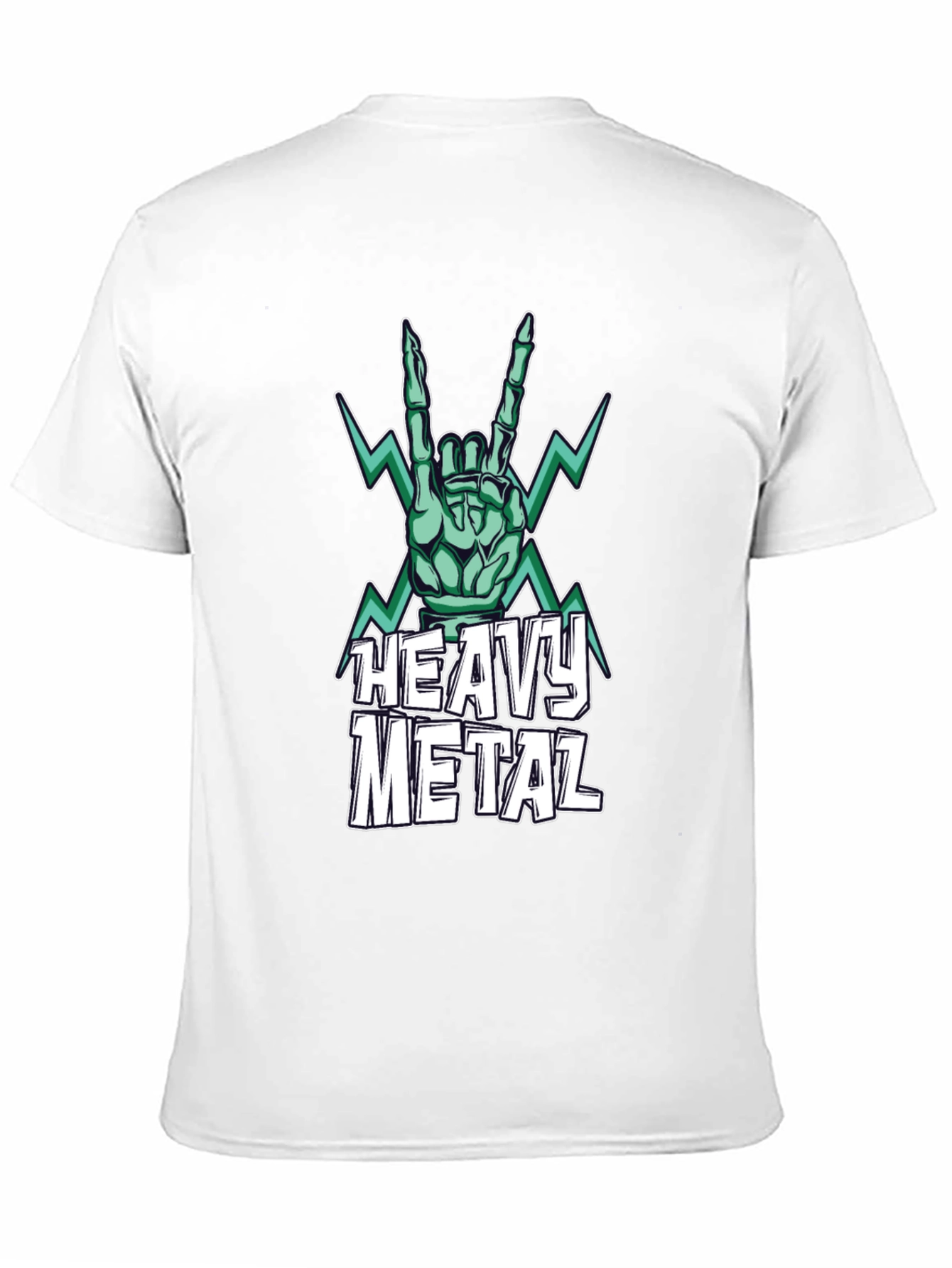 Heavy Metal Graphic Print T-Shirt
