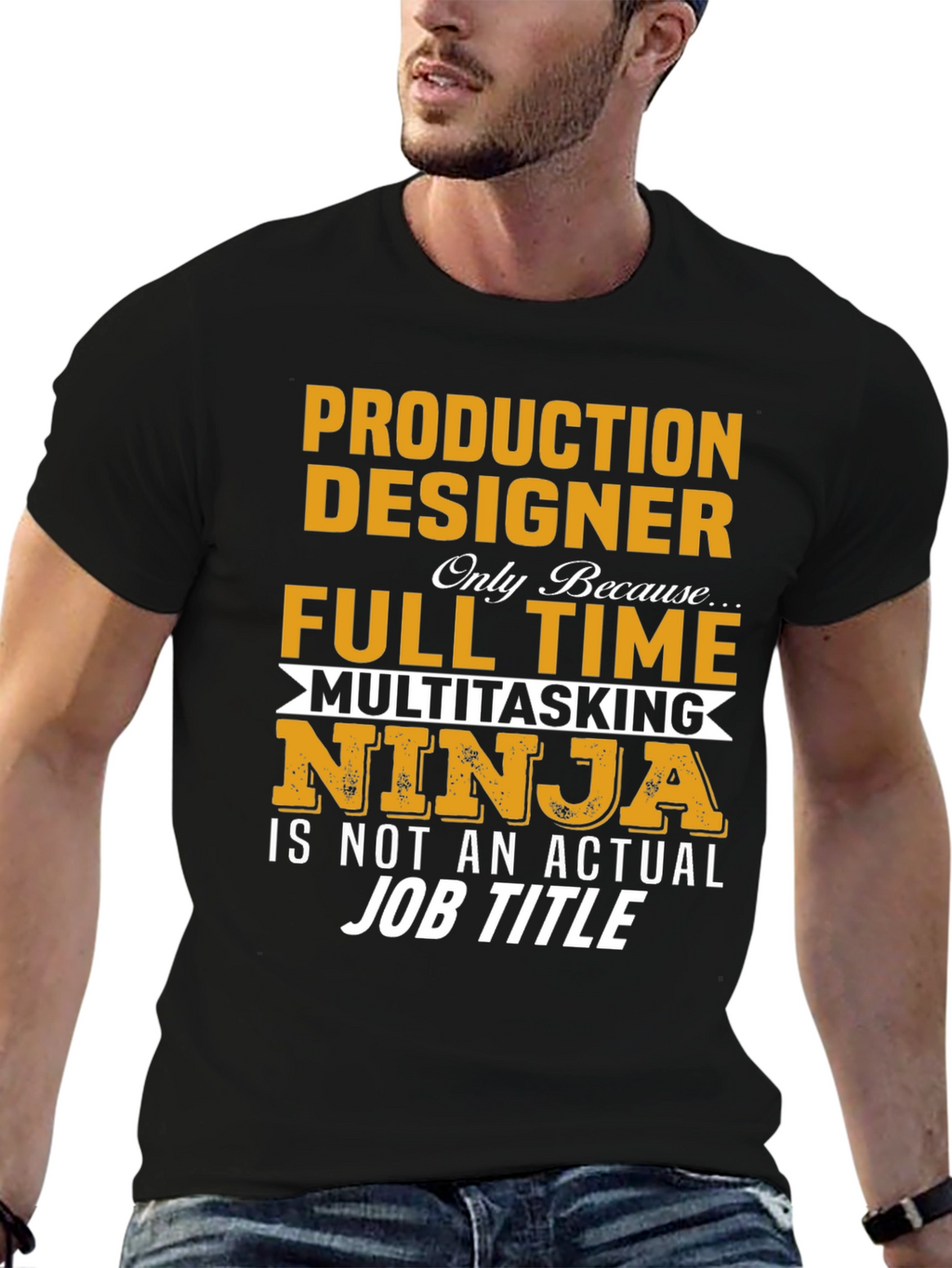 Production Designer Multitasking Ninja T-Shirt