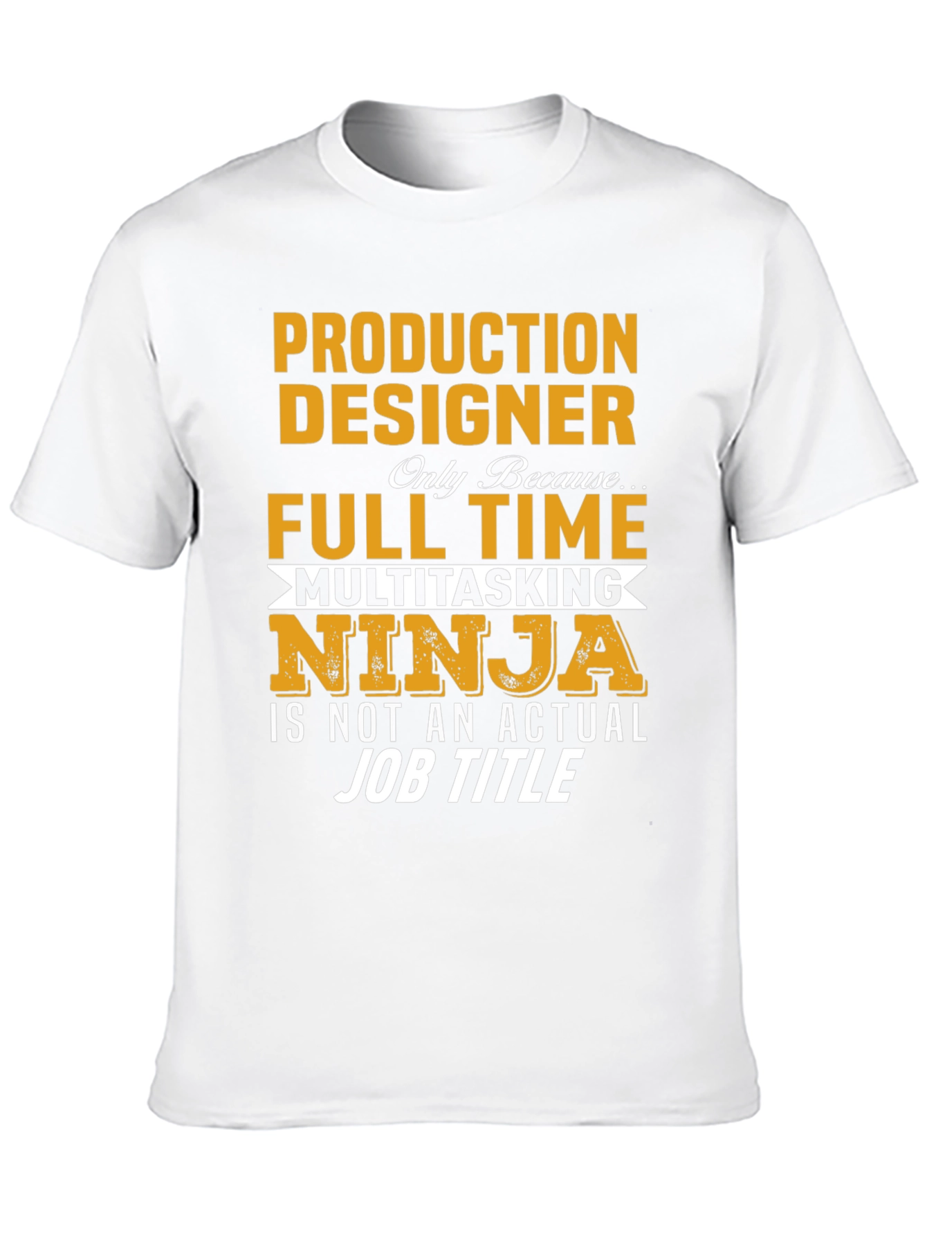 Production Designer Multitasking Ninja T-Shirt