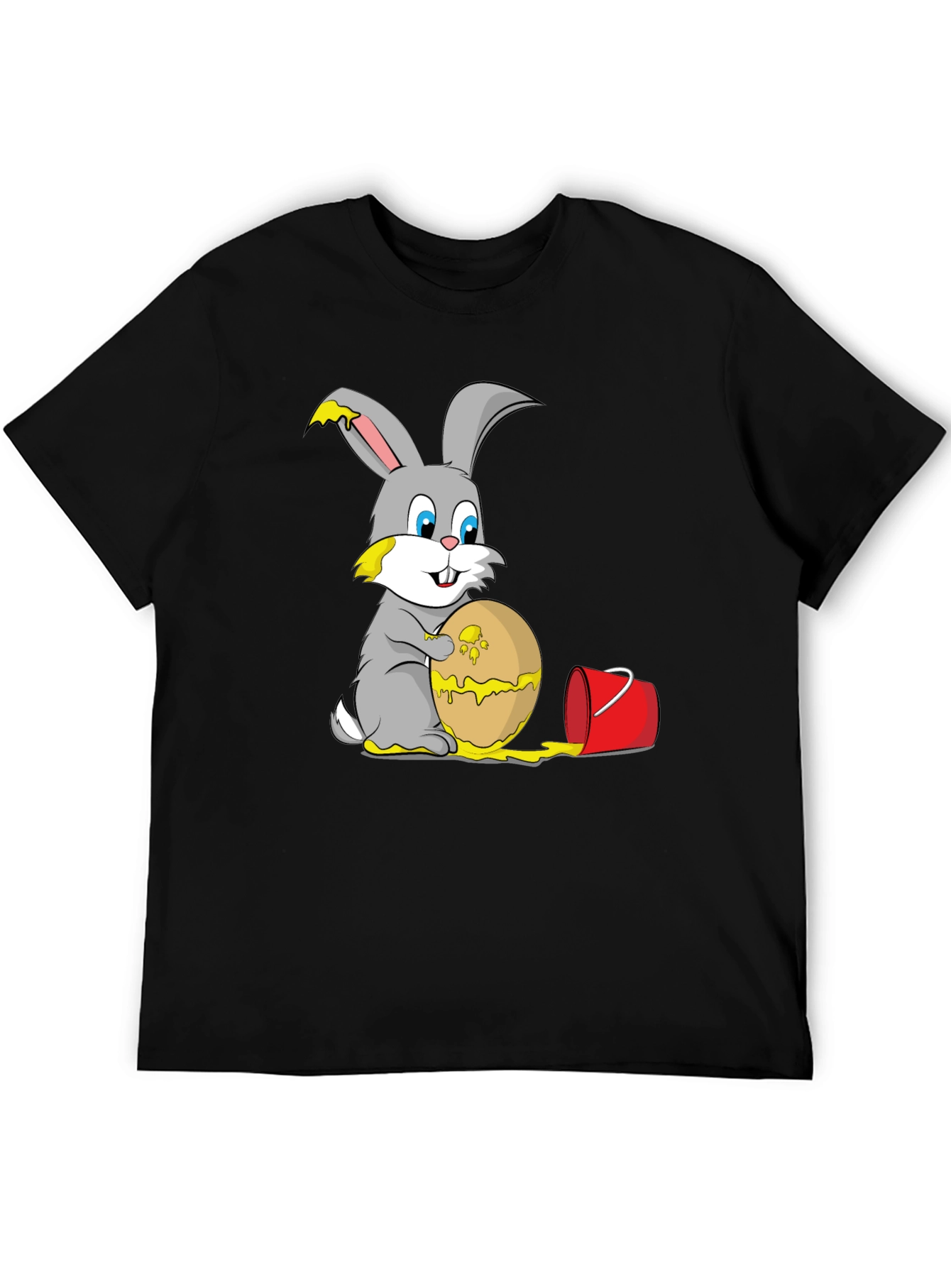 Funny Easter Bunny Egg Painting T-Shirt