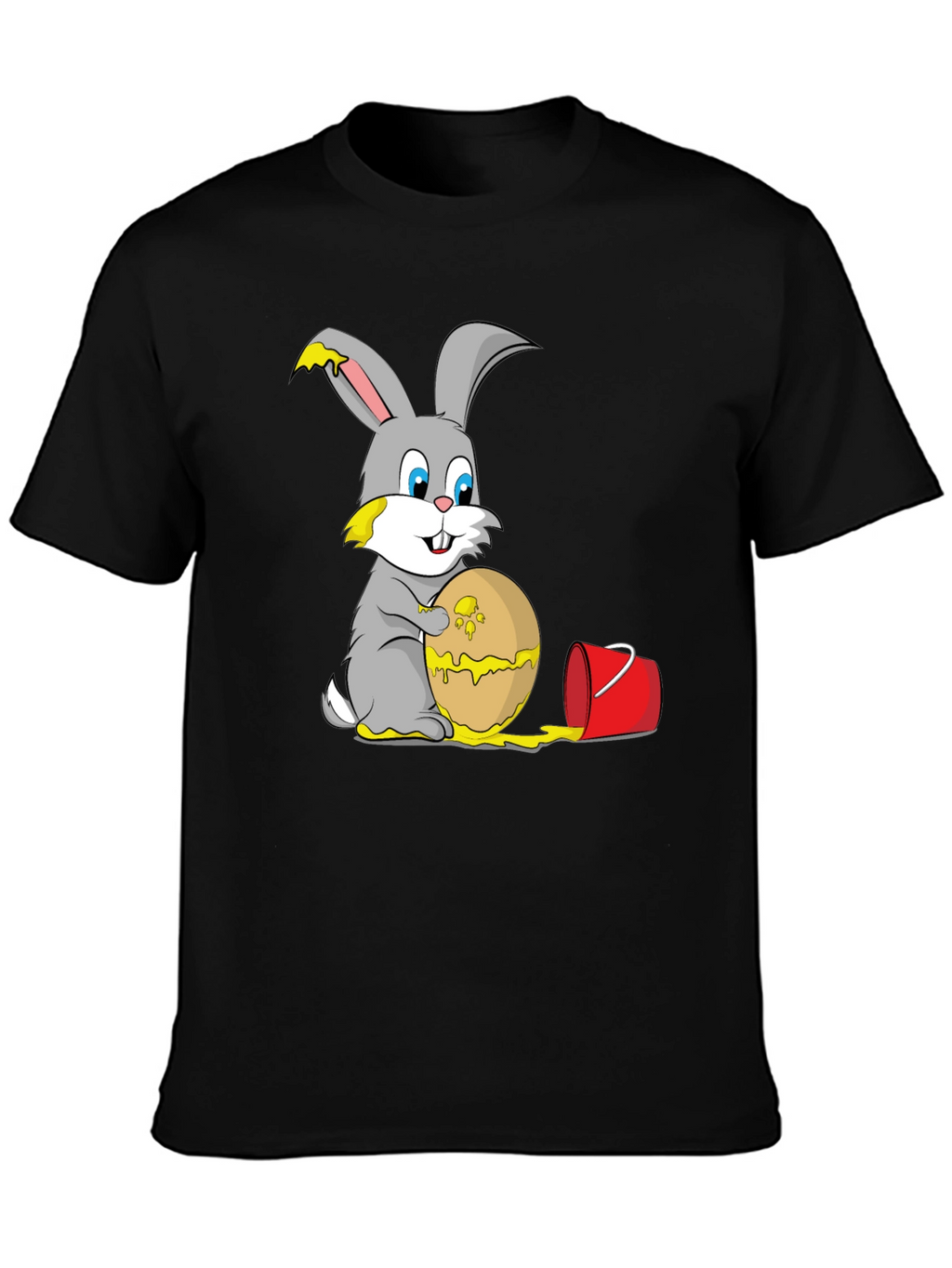 Funny Easter Bunny Egg Painting T-Shirt