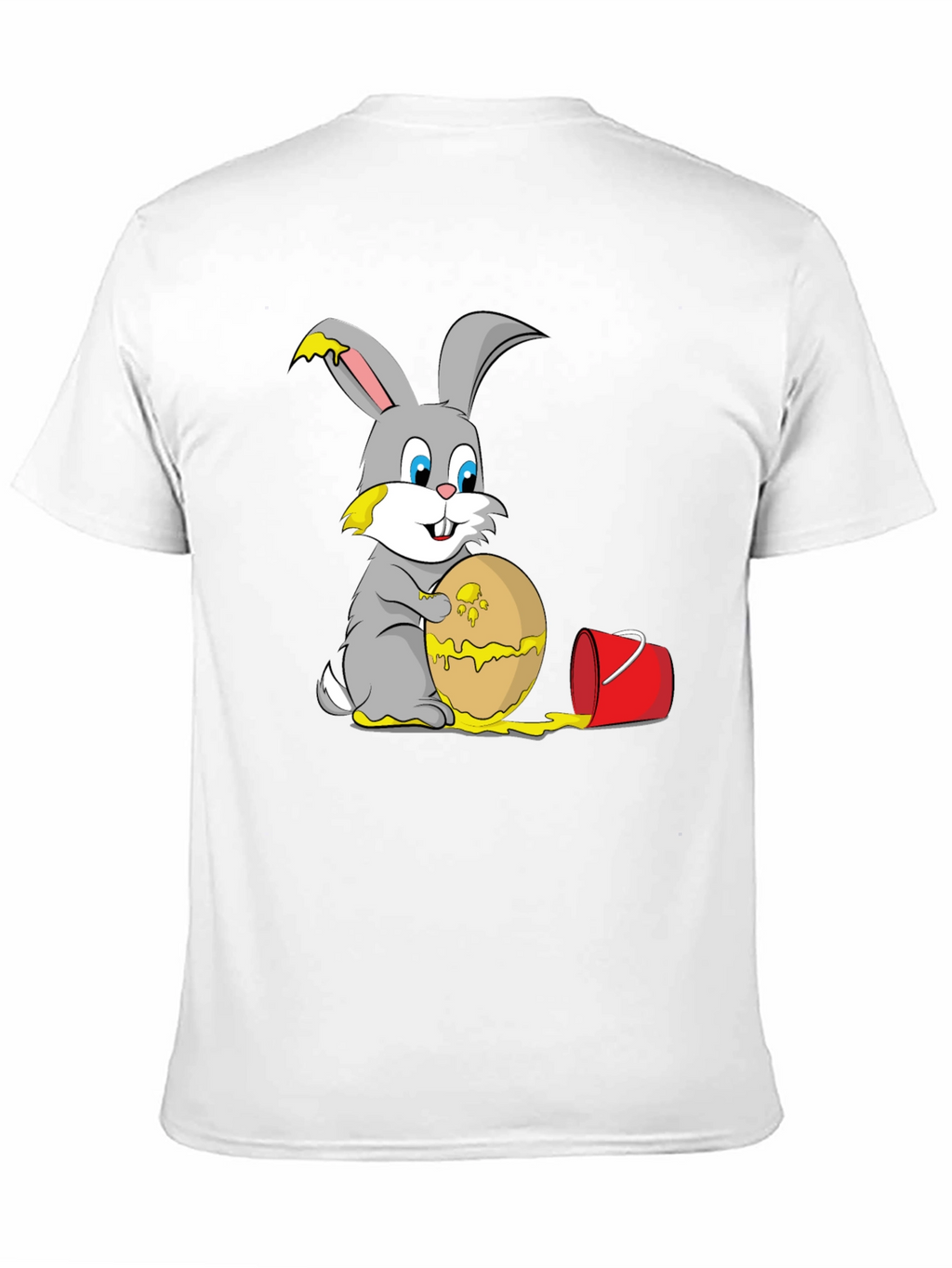 Funny Easter Bunny Egg Painting T-Shirt