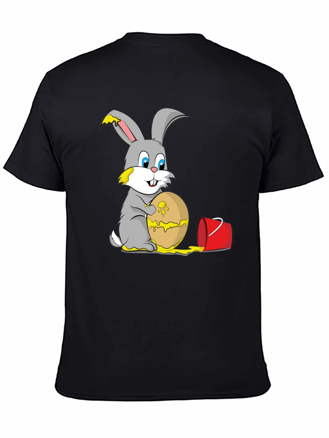 Funny Easter Bunny Egg Painting T-Shirt