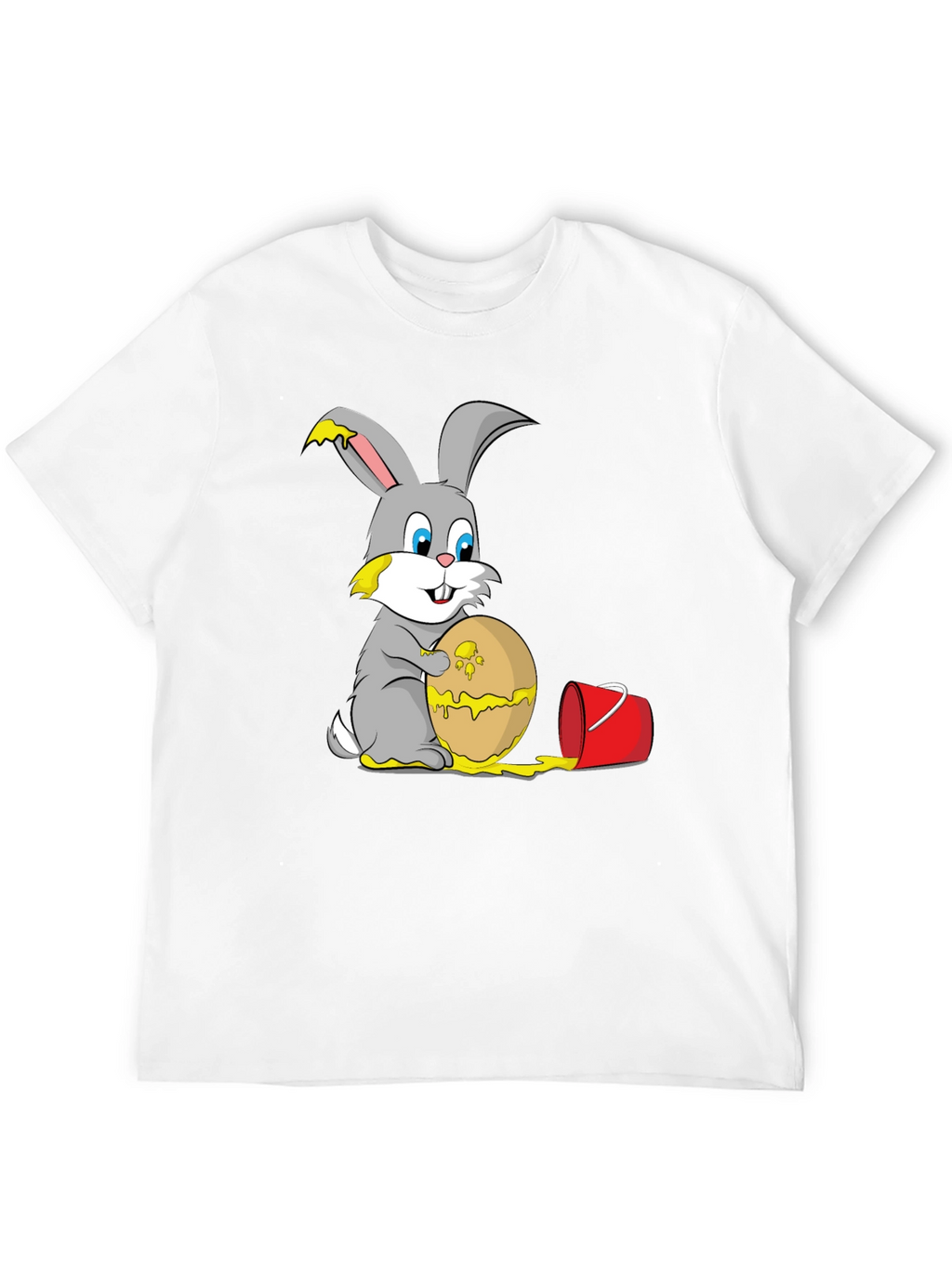 Funny Easter Bunny Egg Painting T-Shirt