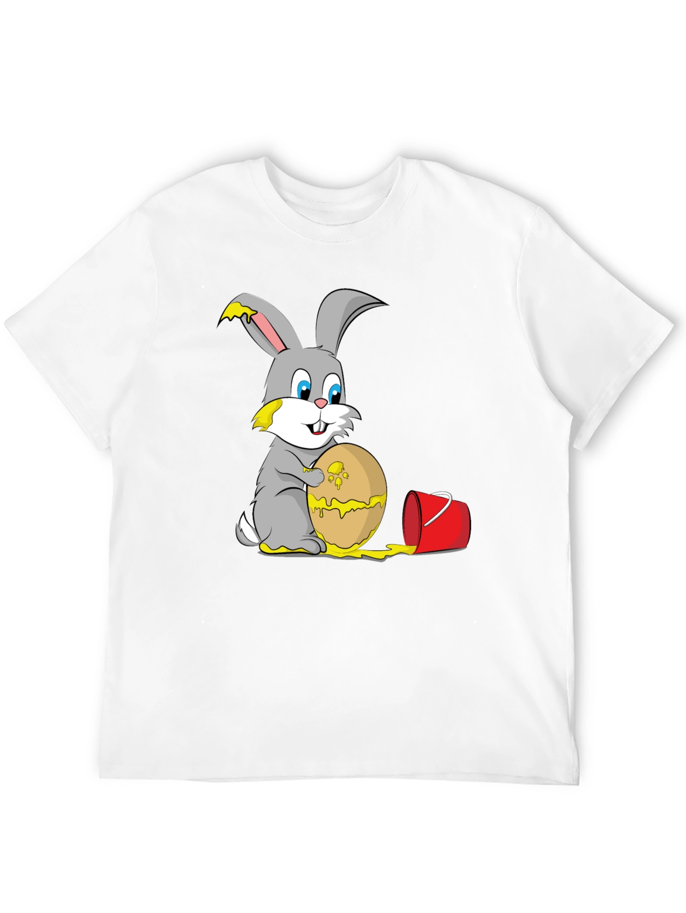Funny Easter Bunny Egg Painting T-Shirt