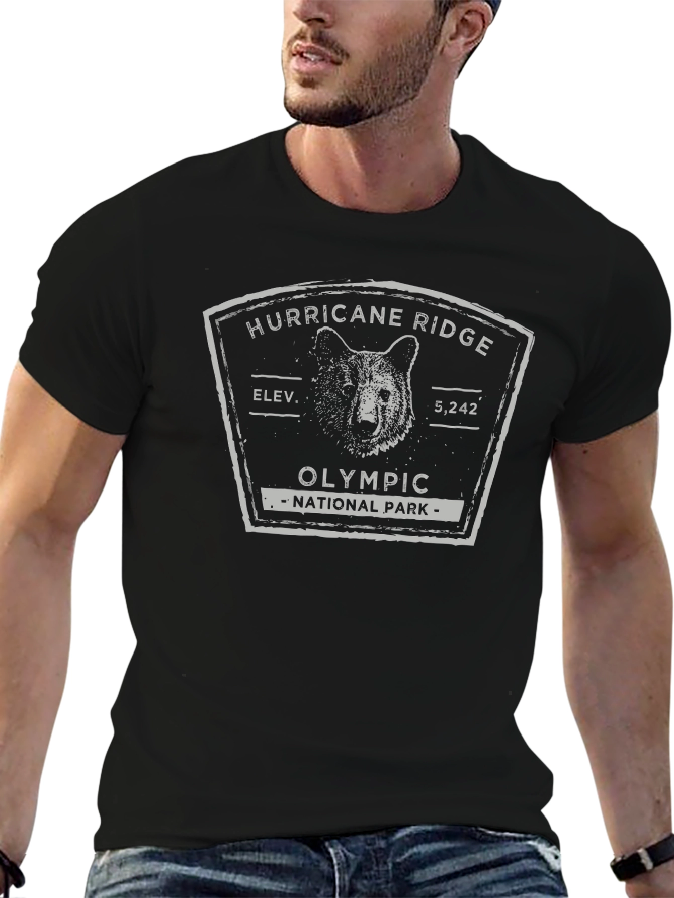 Hurricane Ridge Olympic National Park Bear T-Shirt