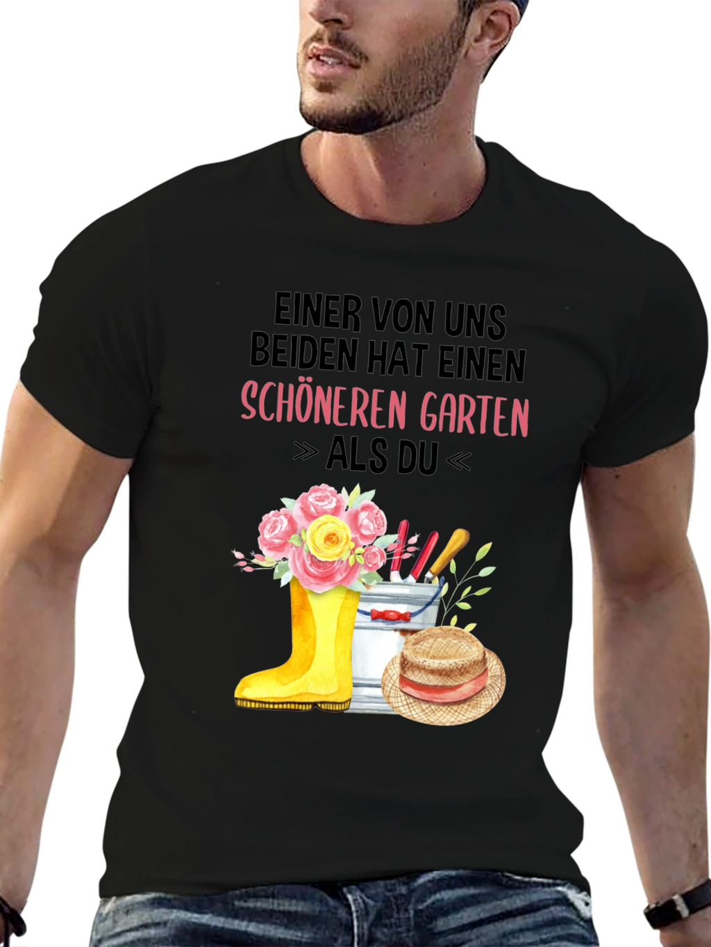 Gardener T-Shirt: One Of Us Has a Nicer Garden