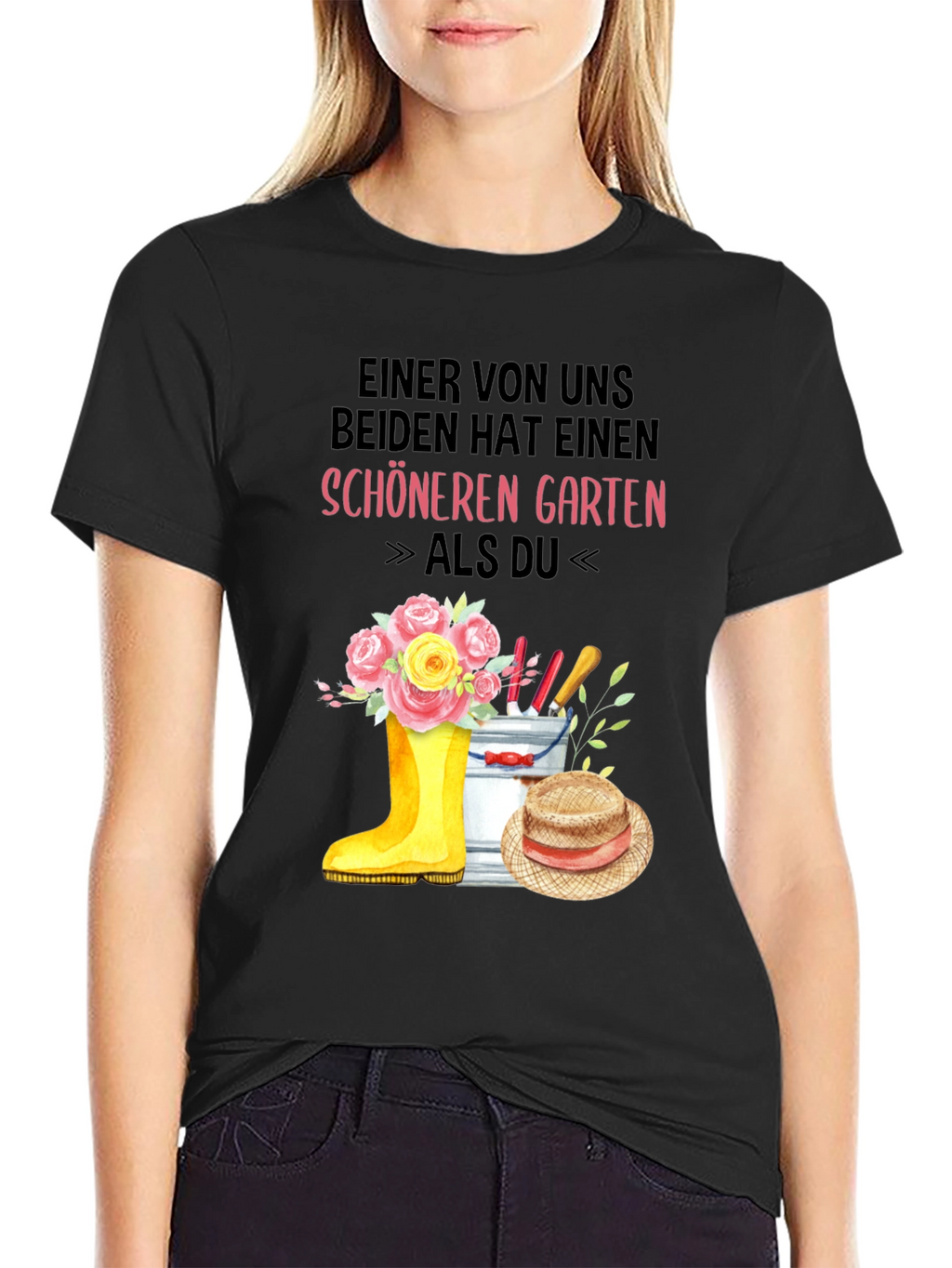 Gardener T-Shirt: One Of Us Has a Nicer Garden